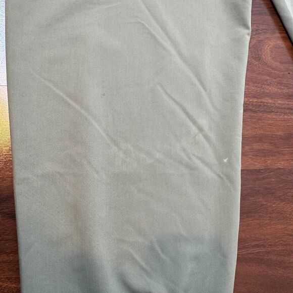 Free People Pleated Wide Zoey Tapered Trouser Pant in Moss Green Women’s Size 6 - Picture 10 of 12